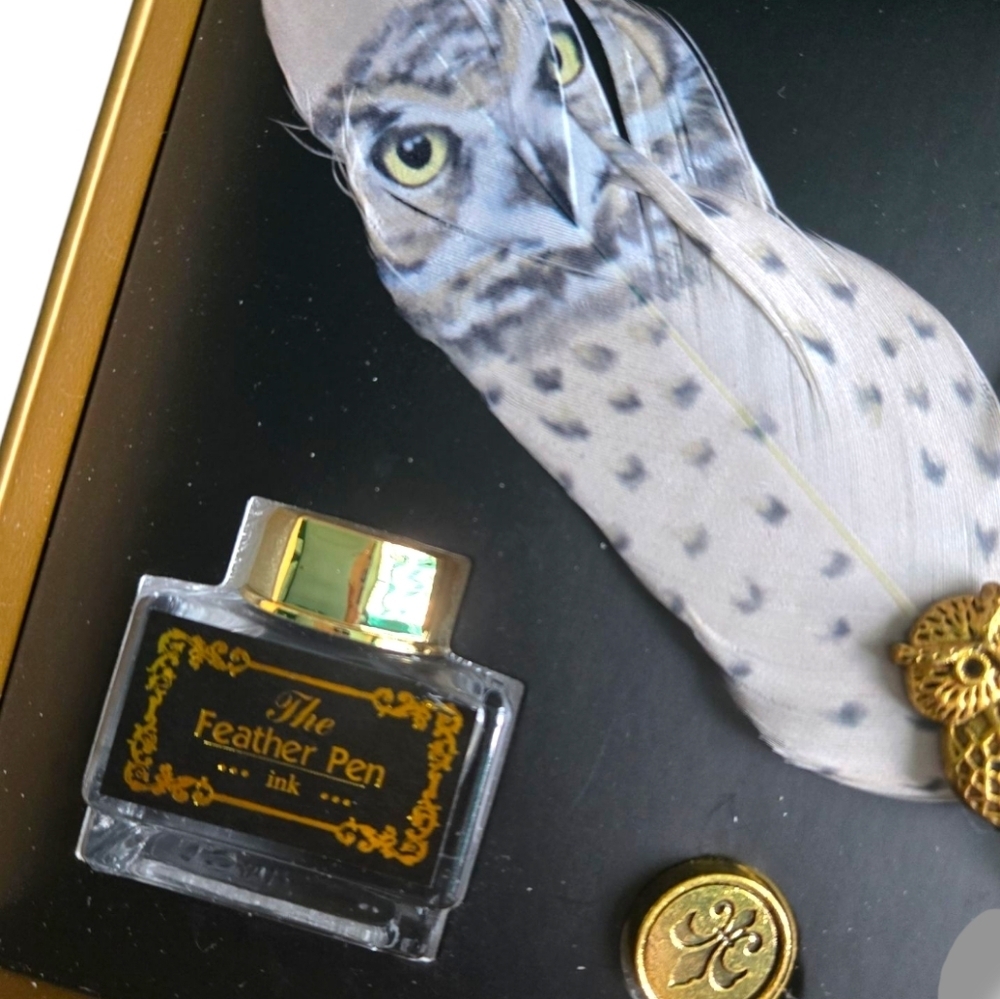 Feather Quill / Wax Seal Set - Picture 2 of 3